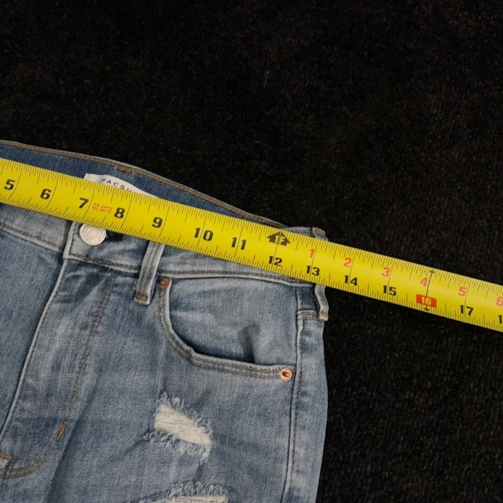 PacSun High Rise Jegging Womens Size 26 Distressed Ripped Light Wash Blue‎ Denim